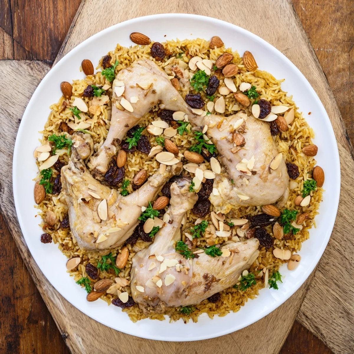 Golden, steaming Saffron Chicken and Rice Pilaf, a comforting one-pot meal with tender chicken.
