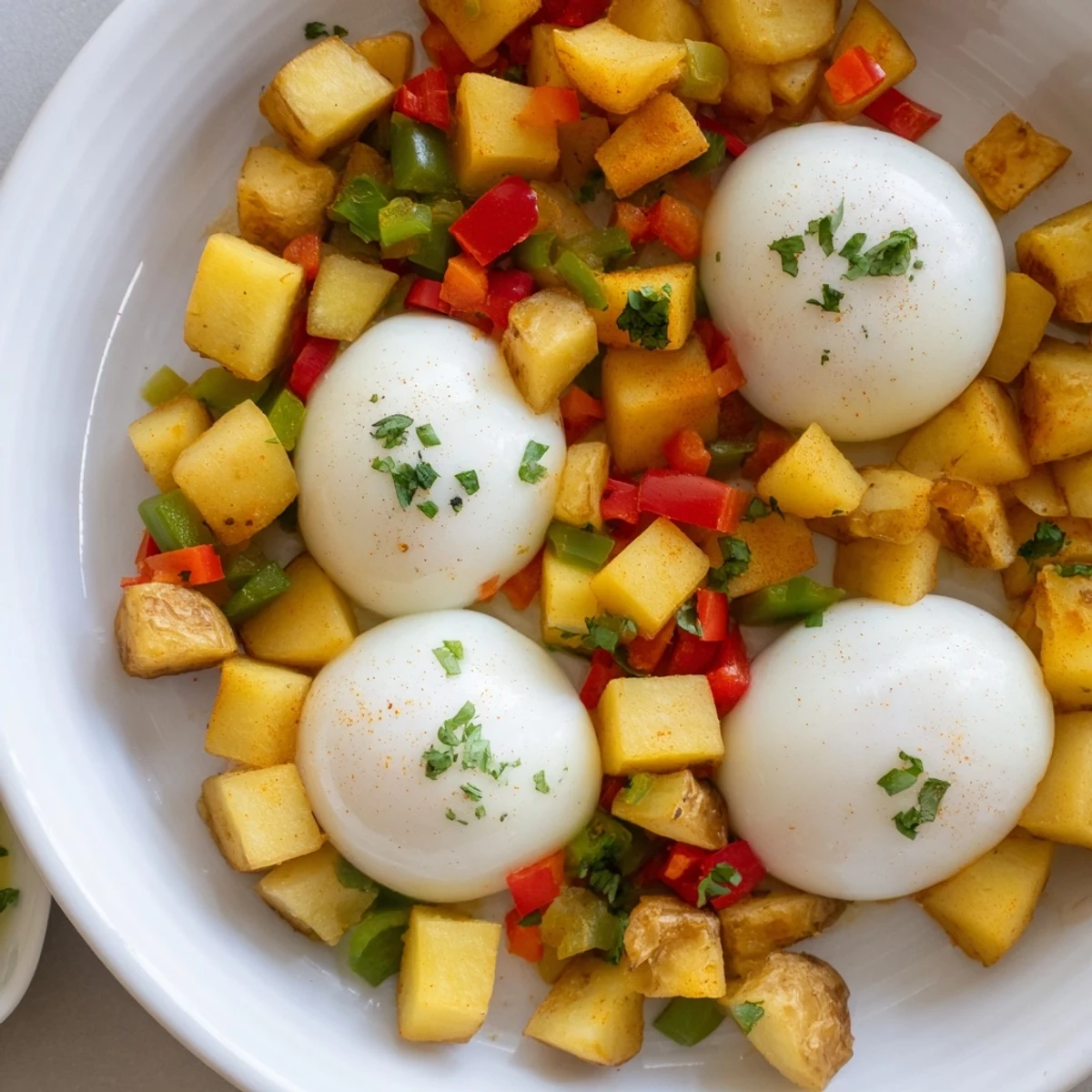 Simple Skillet Egg Potato Hash #17