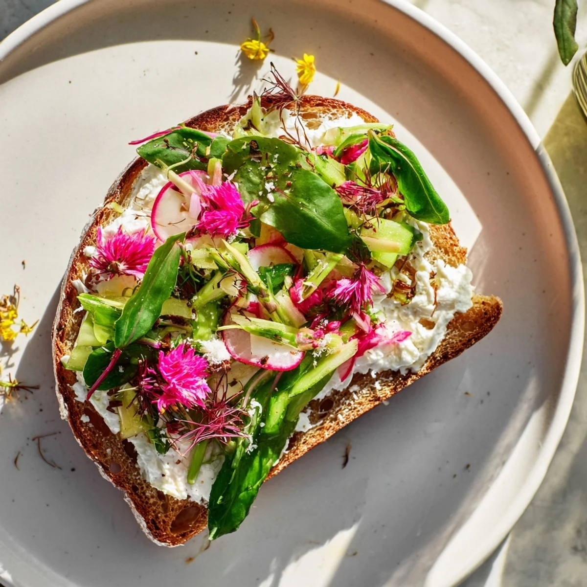 Fresh Meadow-Inspired Vegetable Tartines