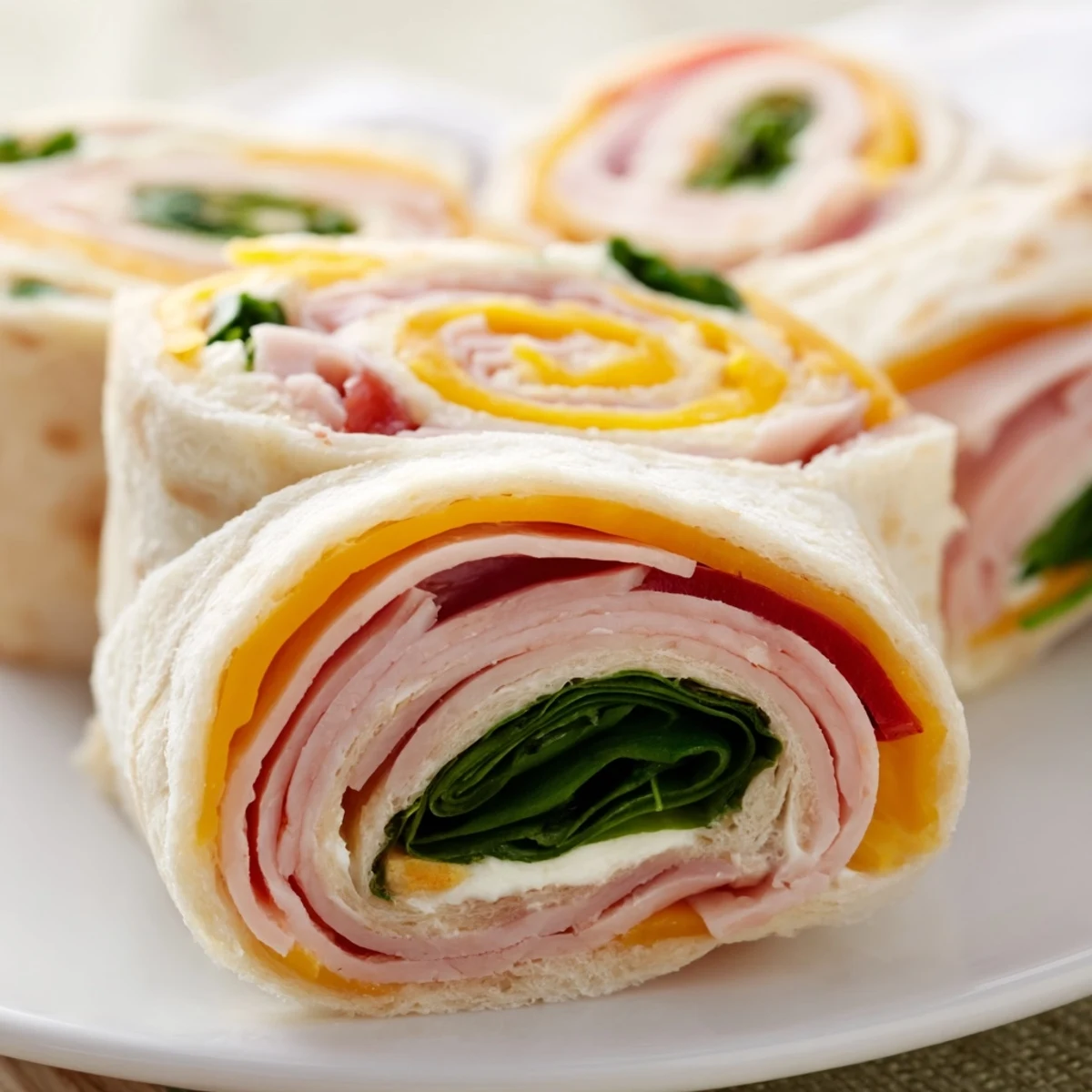 Star-shaped party sandwiches, layered deli meats and cheeses, offer a savory bite.