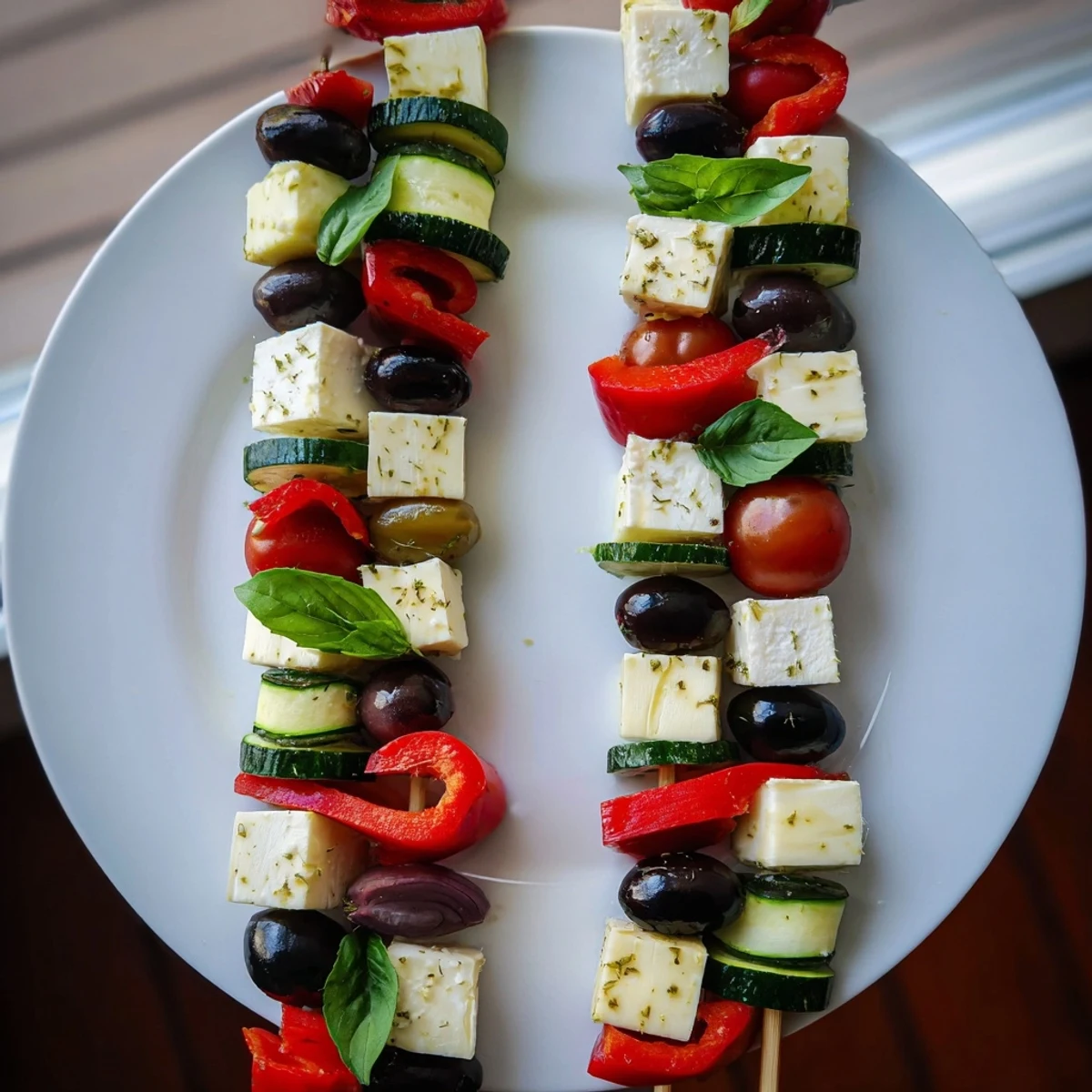 Double Helix Genetic Code appetizer: Bright reds and blacks form a visually stunning, DNA-inspired food art.