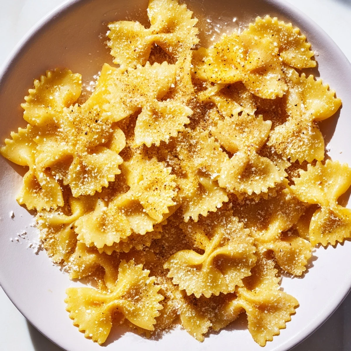 Close-up of golden Air Fryer Pasta Christmas Crack, offering a delicious crunch with every bite.