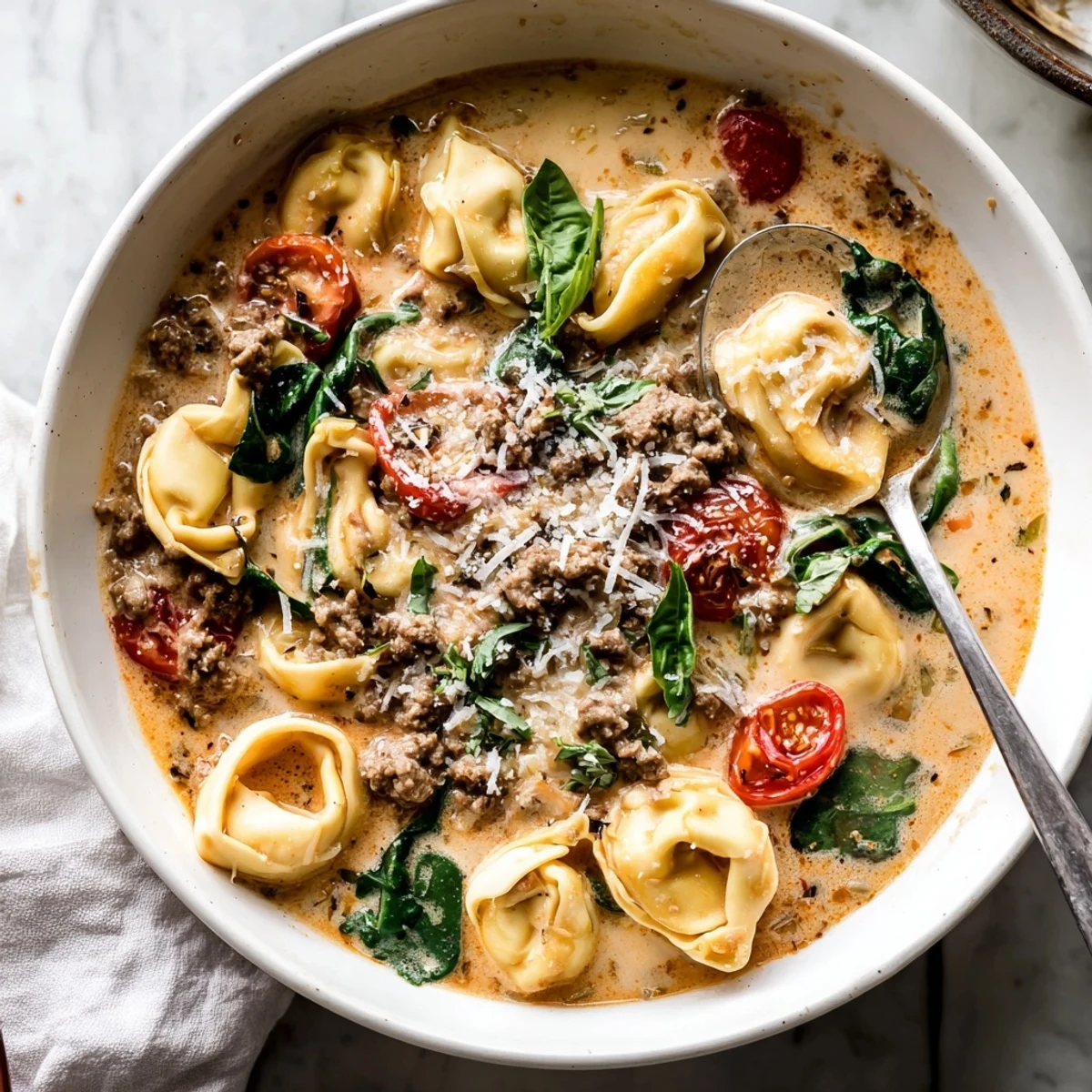 Tortellini Beef Soup