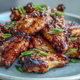 Juicy Coca Cola Chicken Wings simmering in a rich soy and ginger sauce, perfect as a crowd-pleasing appetizer for game day.