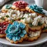 Spring Cookies Flower Shortbread Icing