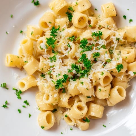 One-Pot Garlic Butter Ditalini