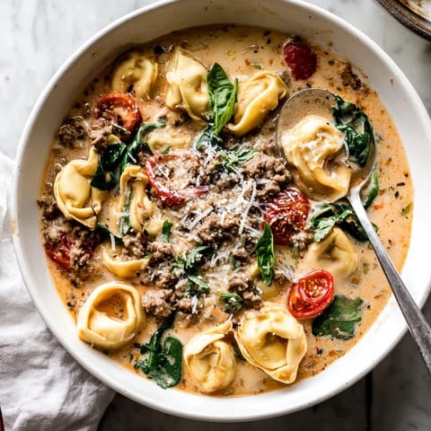Tortellini Beef Soup