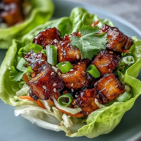Vegan Sweet Chili Tofu Cups