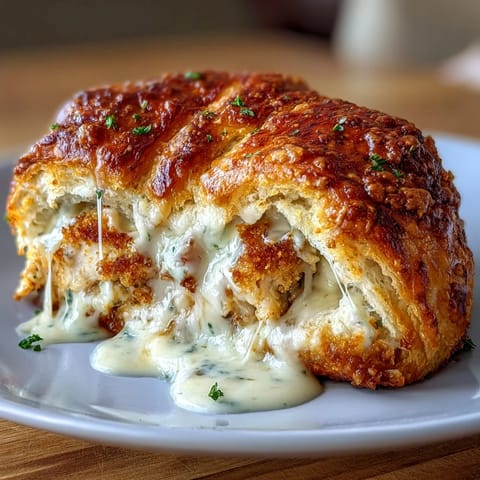 Decadent Chicken Pillows Garlic