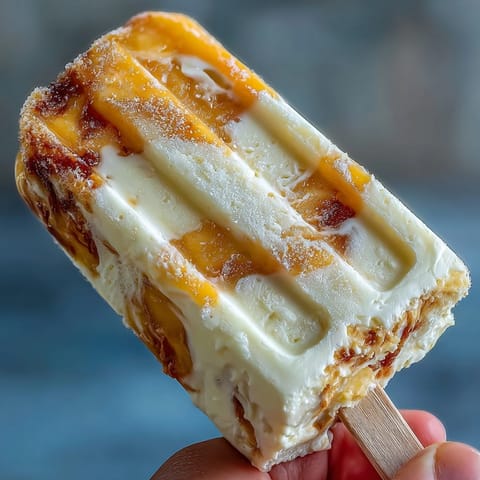 Fluffy Yogurt Mango Swirl