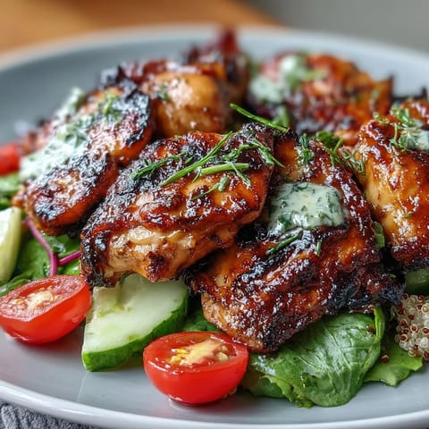 Lemon Vinaigrette Grilled Chicken