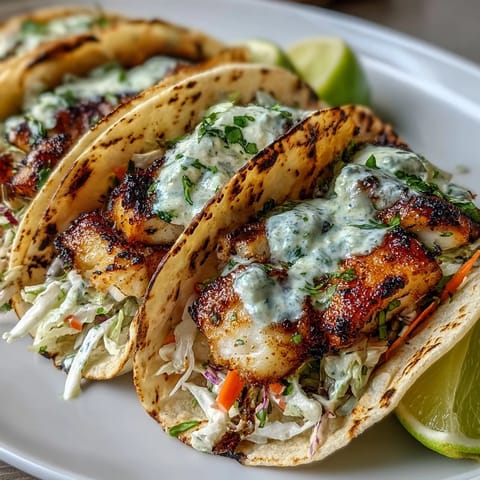 Coconut Lime Grilled Fish Tacos