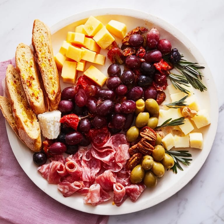 Delicious Ouroboros Circle featuring a fanned cracker "head" meeting a grape "tail," perfect for guests to enjoy.