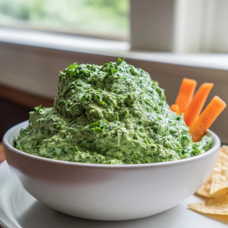 Bright Green Goddess Salad Dip alongside an array of fresh crudités, perfect for a healthy appetizer platter at any gathering.