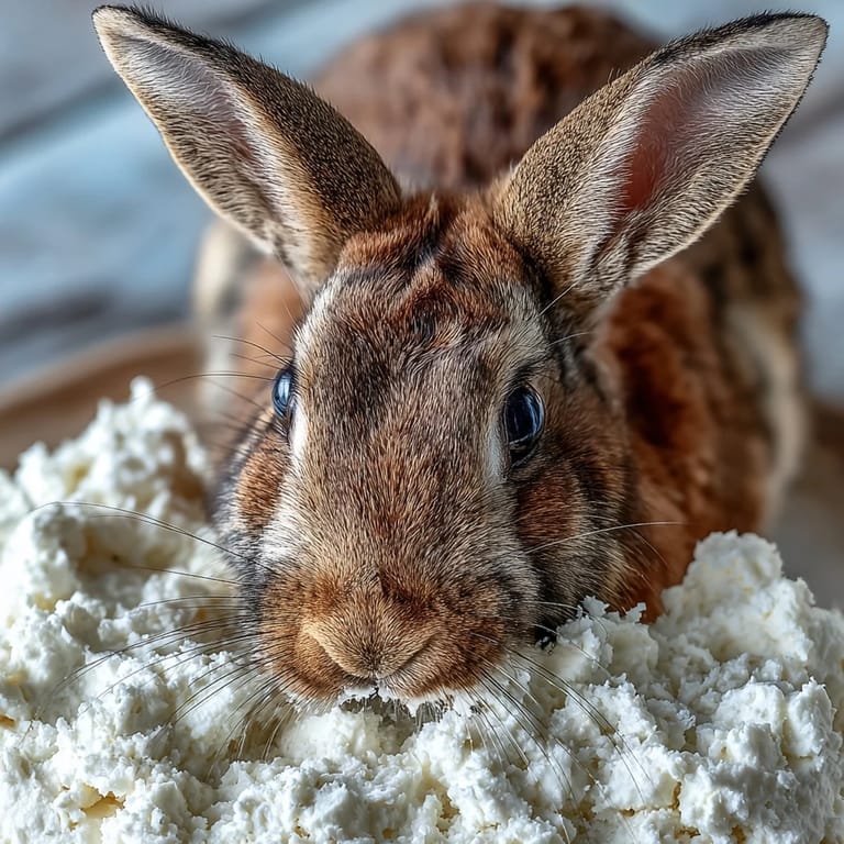 Adorable Easter Bunny Cake with Gold Sprinkles: fluffy vanilla cake decorated as a bunny, covered in coconut fur, and topped with golden sparkles for a festive finish.  