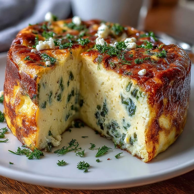 Asparagus and Goat Cheese Frittata: a vibrant spring brunch centerpiece with fresh herbs, tender veggies, and melty goat cheese.