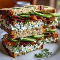 Kentucky Derby Tea Sandwich Trio with cucumber, egg salad, and ham on soft bread, arranged on a white platter.  
